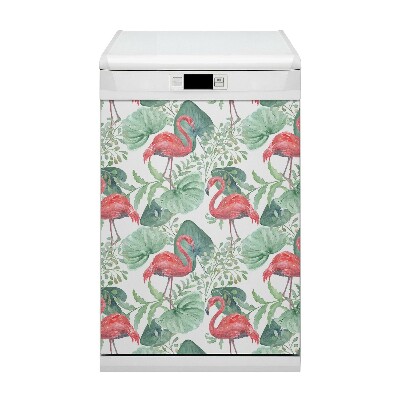 Ukrasni magnet za perilicu posuđa Egzotični flamingosi