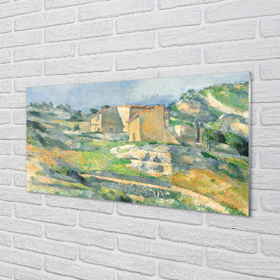 Fotografija na akrilnom staklu Kuće u Provansi - Paul Cézanne