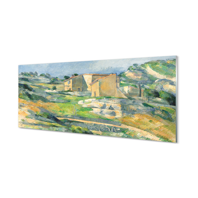 Fotografija na akrilnom staklu Kuće u Provansi - Paul Cézanne