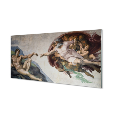 Fotografija na akrilnom staklu Stvaranje Adama - Michelangelo