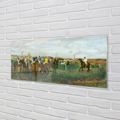 Fotografija na akrilnom staklu Konjske utrke - Edgar Degas