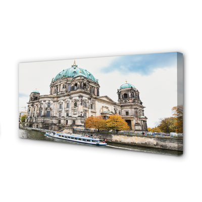 Slika canvas Njemačka Berlin River Cathedral