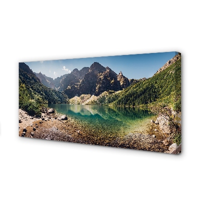Slika canvas Planinsko jezero