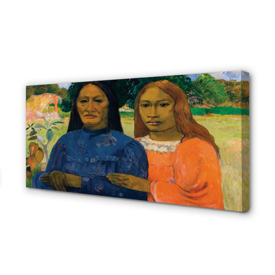 Fotografija na canvas platnu Dvije žene - Paul Gauguin