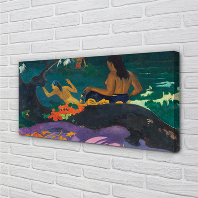 Fotografija na canvas platnu Fatata te Miti (Uz more) - Paul Gauguin