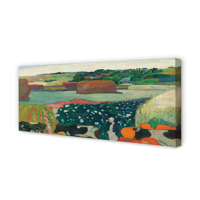 Foto slika na platnu Stogovi sijena u Bretanji - Paul Gauguin