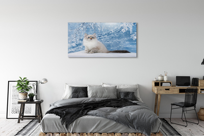 Slika canvas Mačka zimi