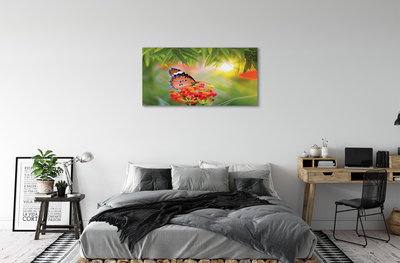 Fotografija na canvas platnu Šareno cvijeće leptira