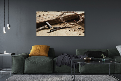 Slika canvas Križni trnovi čekić