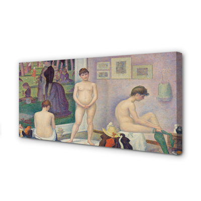 Foto slika na platnu Modeli - Georges Seurat
