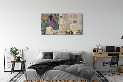 Foto slika na platnu Modeli - Georges Seurat