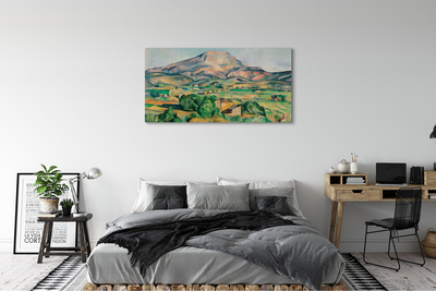 Slika canvas Mount St. Victoria - Paul Cézanne