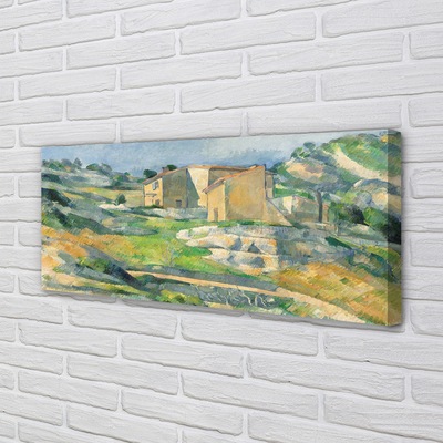 Fotografija na canvas platnu Kuće u Provansi - Paul Cézanne