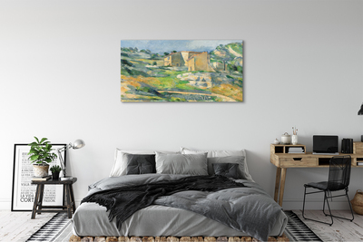 Fotografija na canvas platnu Kuće u Provansi - Paul Cézanne