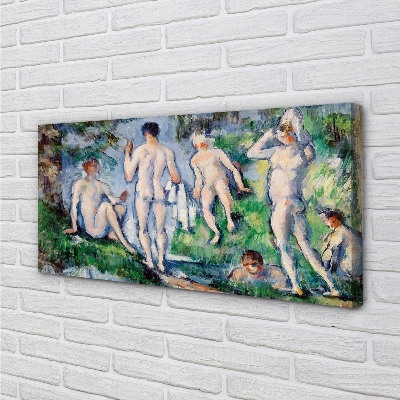 Slika na platnu Kupači - Paul Cézanne