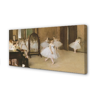 Slika canvas Lekcija plesa - Edgar Degas