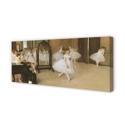 Slika canvas Lekcija plesa - Edgar Degas