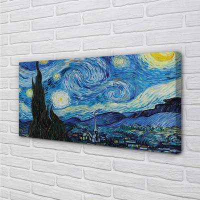 Slika canvas Zvjezdana noć - Vincent van Gogh