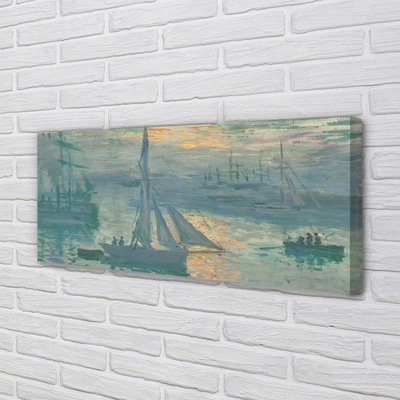 Fotografija na canvas platnu Izlazak sunca - Claude Monet