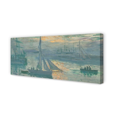 Fotografija na canvas platnu Izlazak sunca - Claude Monet