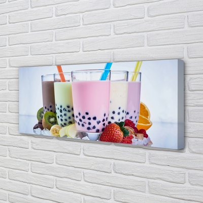 Slika canvas Milkshake s voćem