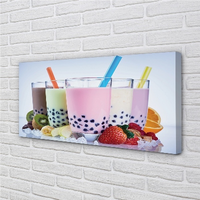 Slika canvas Milkshake s voćem