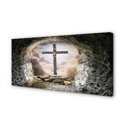 Slika na platnu Pećinski križ svjetlo Isusa
