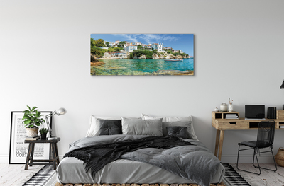 Slika na platnu Grčka More grad priroda