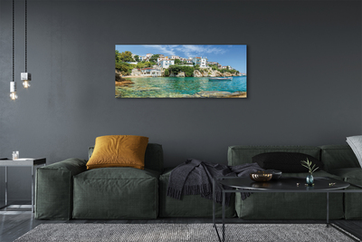 Slika na platnu Grčka More grad priroda