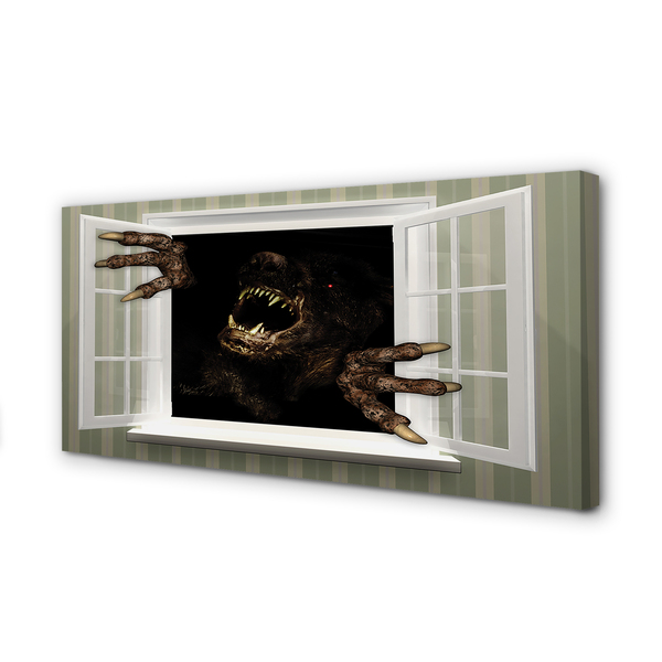 Slika canvas Prozor je strašna figura