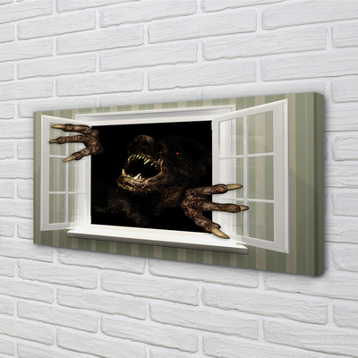 Slika canvas Prozor je strašna figura