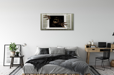 Slika canvas Prozor je strašna figura
