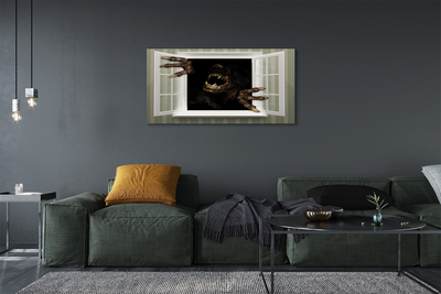 Slika canvas Prozor je strašna figura