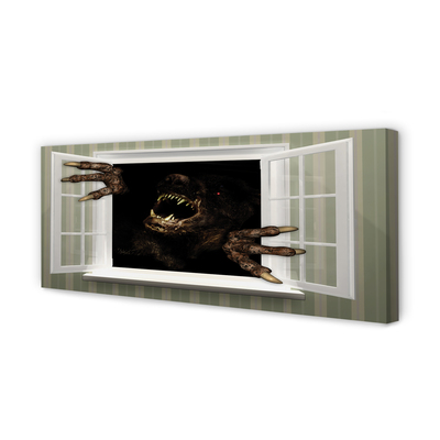 Slika canvas Prozor je strašna figura