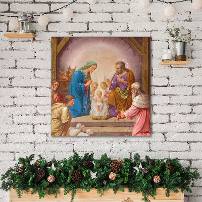 Slika na platnu Štalica Božićni Isus