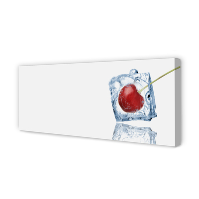 Slika na platnu Kocka leda od višnje