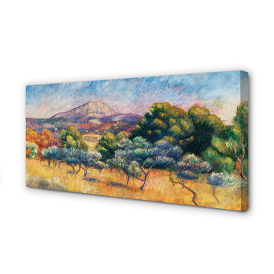 Slika na platnu Planina Sveta Viktorija - Pierre Auguste Renoir