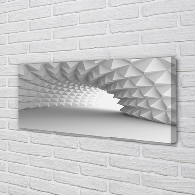 Slika na platnu Tunel s 3D čunjevima