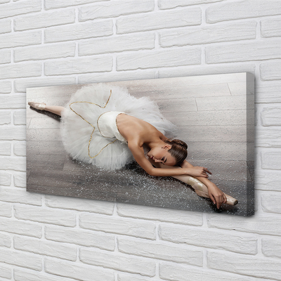 Slika canvas Ženska bijela balerina haljina
