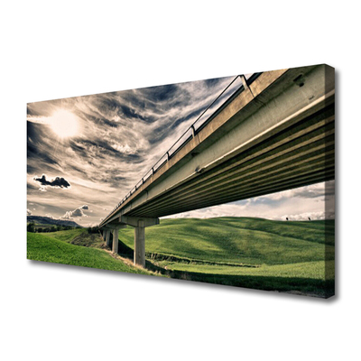 Slika canvas Highway Bridge Valley