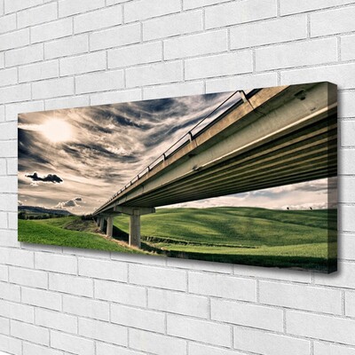 Slika canvas Highway Bridge Valley