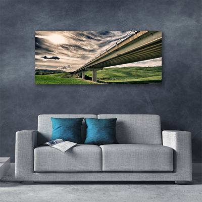 Slika canvas Highway Bridge Valley