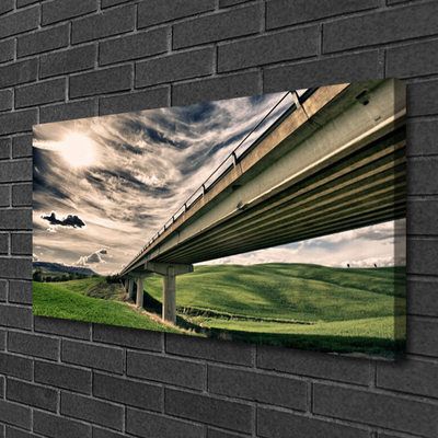 Slika canvas Highway Bridge Valley