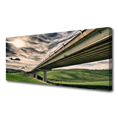 Slika canvas Highway Bridge Valley