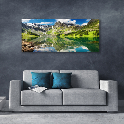 Fotografija na canvas platnu Krajolik planinskog jezera