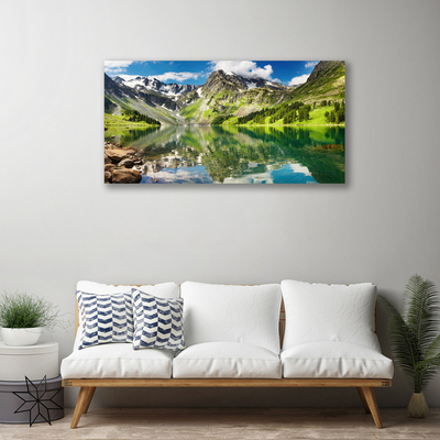 Fotografija na canvas platnu Krajolik planinskog jezera
