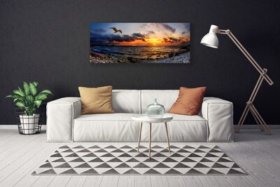 Foto slika na platnu Galeb Sea Beach Landscape