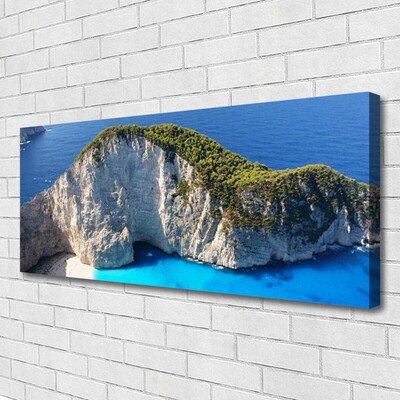 Slika canvas Rocks Sea Landscape