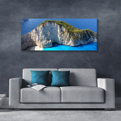 Slika canvas Rocks Sea Landscape