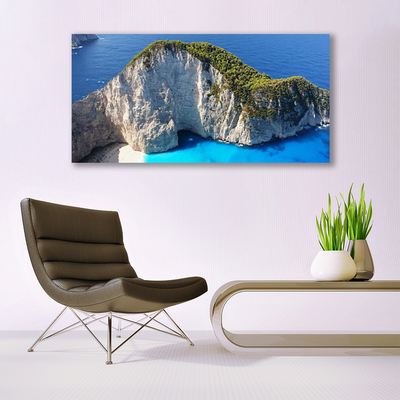 Slika canvas Rocks Sea Landscape